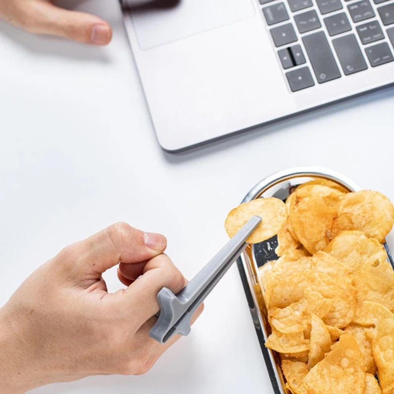 Snacks Food Video - 1PC Lazy Fingers Chopsticks - Handsfree