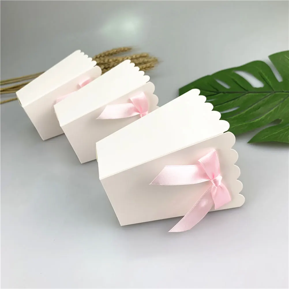 Food Snacks For Baby Shower - 12 stuks roze strik popcorn doos