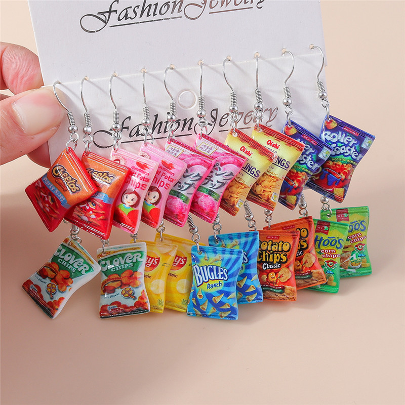 Zinc Food Snacks - Aihua Nieuw In Mode Vrouwen Oorbellen