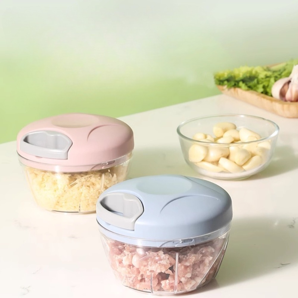 Food & Snacks Coloring Book Bold & Easy Designs For Adults And Kids Bold & Easy Coloring Books - Handmatige processor 500ml-voedselsnijder met 3 messen
