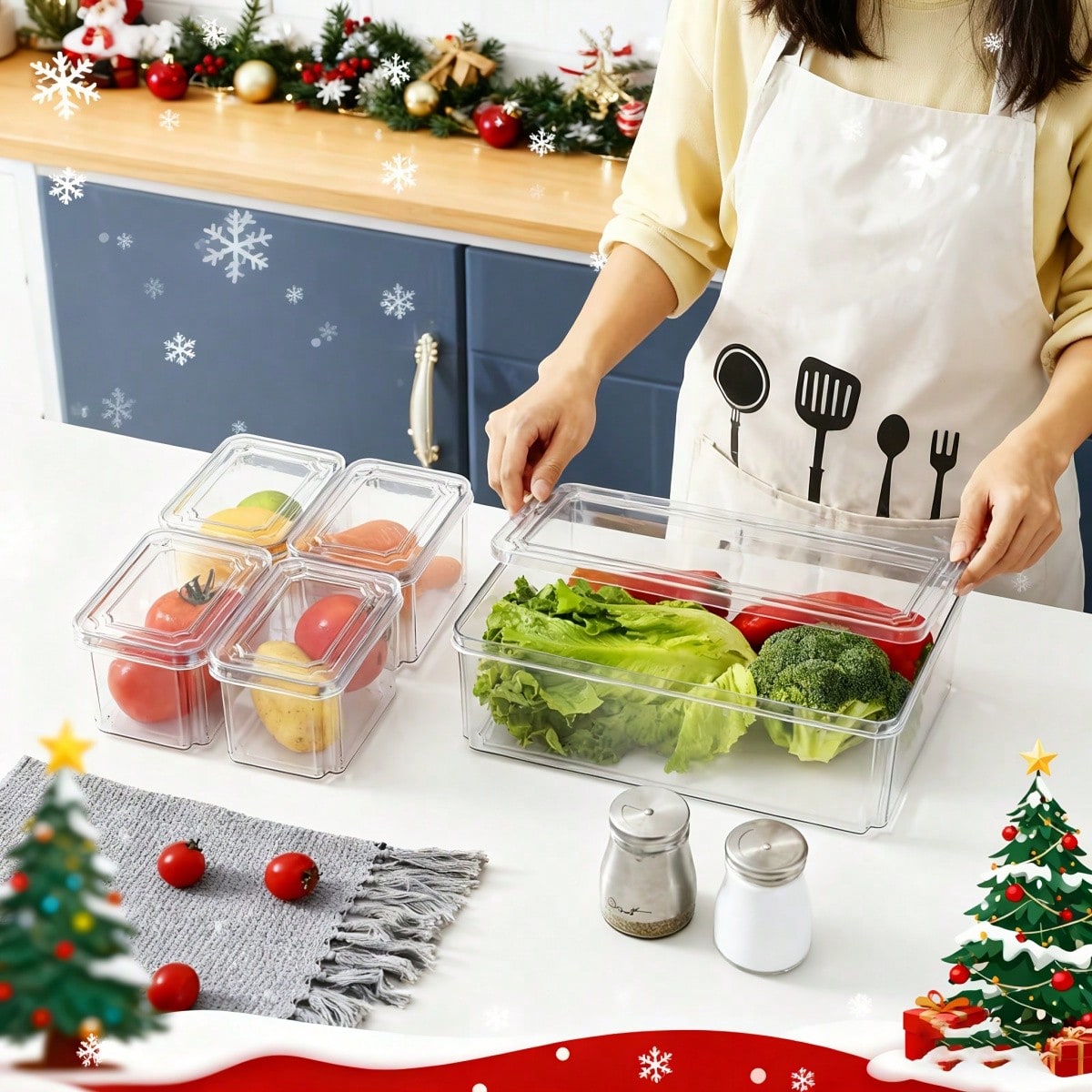 7/14-delige stapelbare koelkas - Food Snacks For Party recensie en prijs
