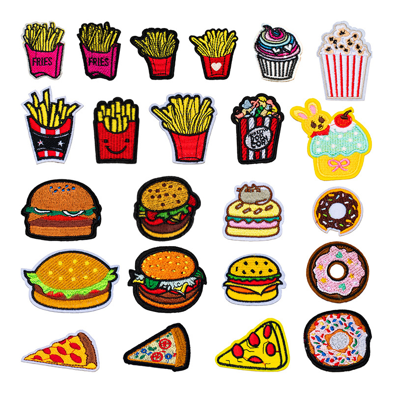 Fastfood Serie Geborduurde Doe - Food Snacks Pictures recensie en prijs