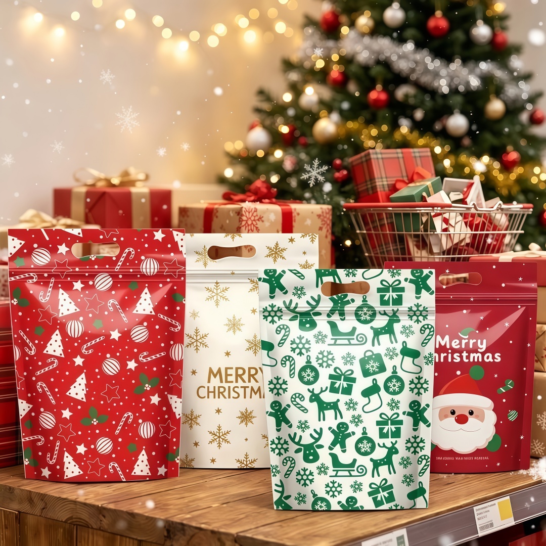 50 stuks kerstcadeauzakjes met - Xmas Food Snacks recensie en prijs