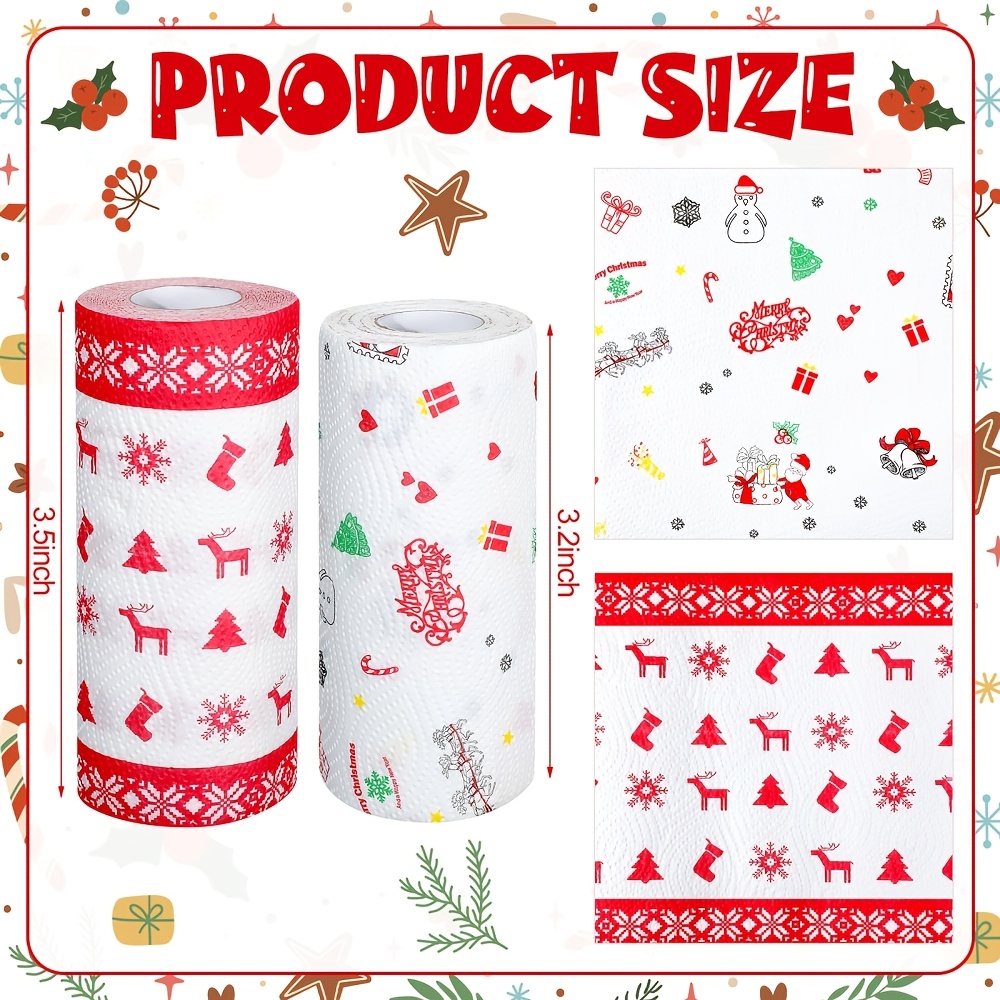 Kerst-keukenpapier, absorberen - Xmas Food Snacks recensie en prijs
