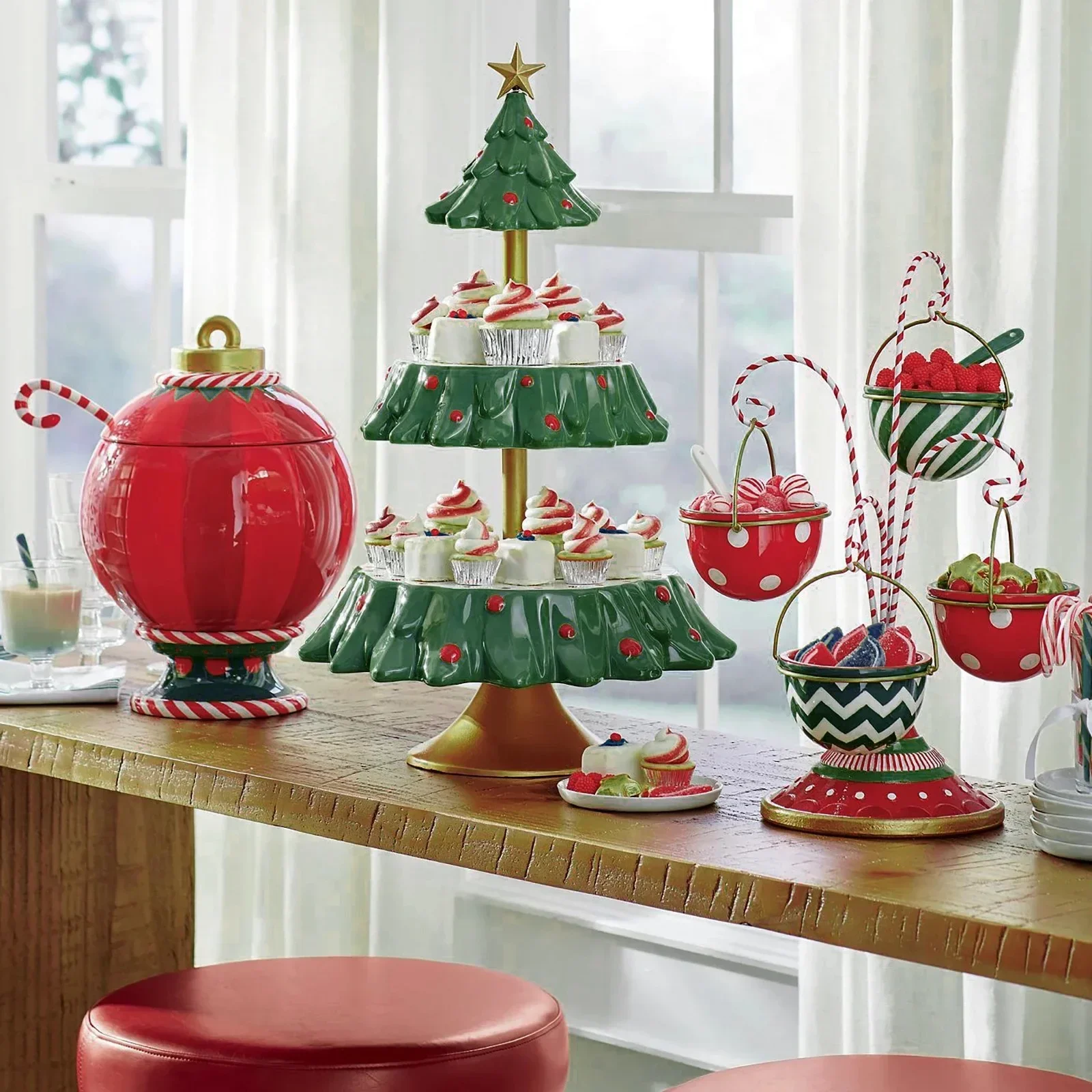 Kerstsnackstandaard, dubbele l - Xmas Food Snacks recensie en prijs