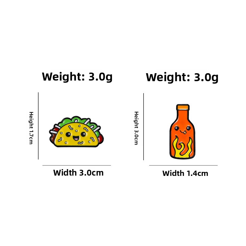 Cartoon Taco Chili Sauce Email - Zinc Food Snacks recensie en prijs